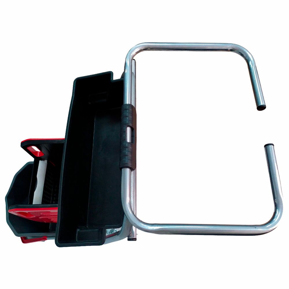 Тележка уборочная Eco-Force, 1 ведро 25л, отжим, лоток для химии, держатель для мешка, металлический каркас, бесшумные колеса