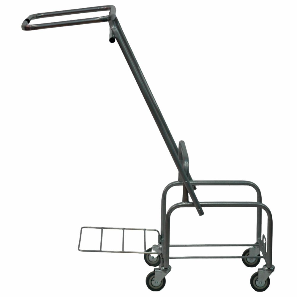 Тележка уборочная Eco-Force, 1 ведро 25л, отжим, лоток для химии, держатель для мешка, металлический каркас, бесшумные колеса