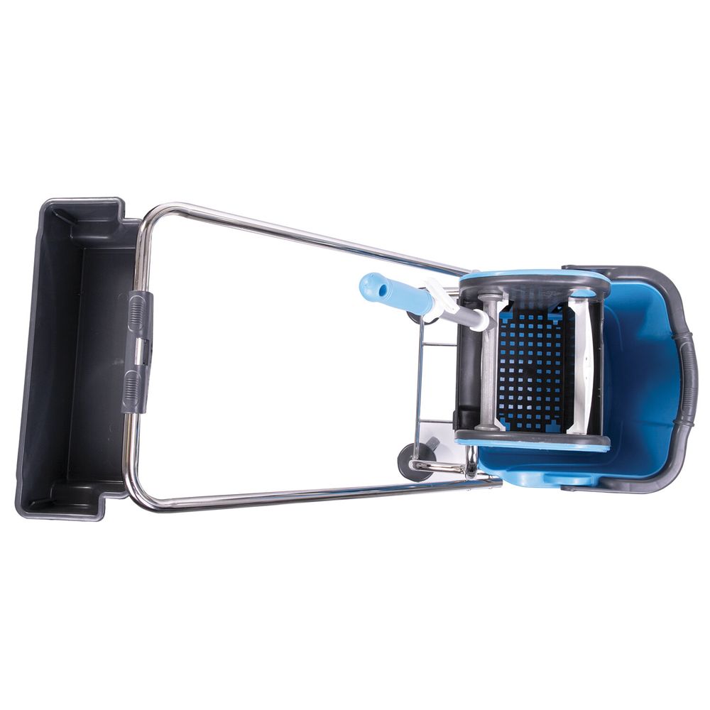 Тележка уборочная, 1 съемное ведро 25 л, механический отжим, корзина, BRABIX, Турция