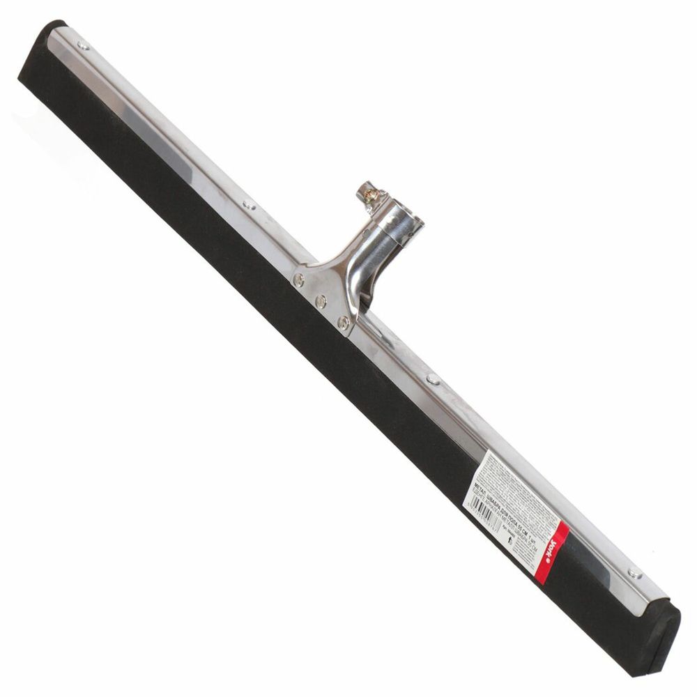 Швабра-стяжка/водосгон, ширина 55 см, металлическая основа/резина (ЭВА), без черенка, YORK