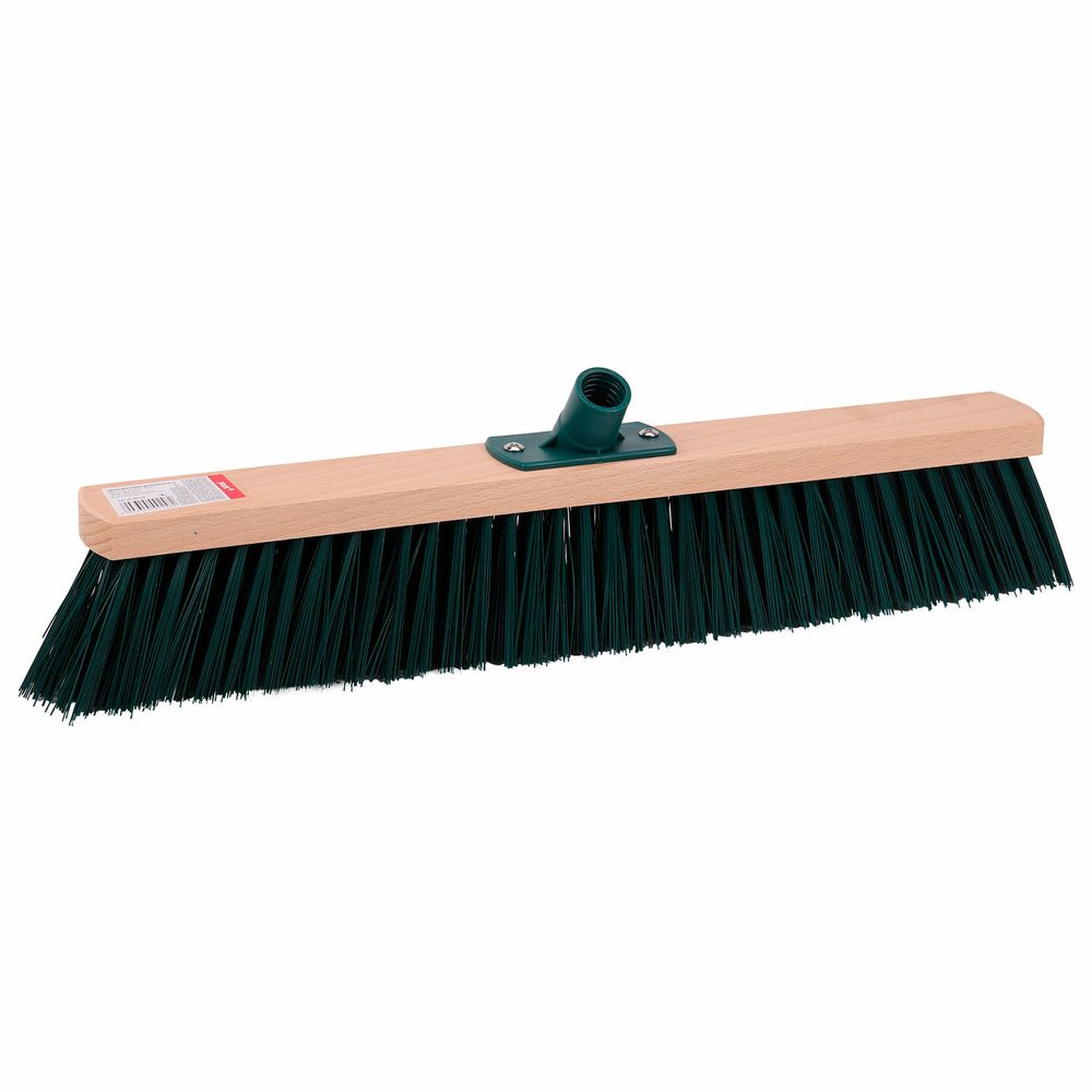 Щетка для уборки техническая, ширина 50 см, щетина 7,5 см, деревянная, еврорезьба, YORK