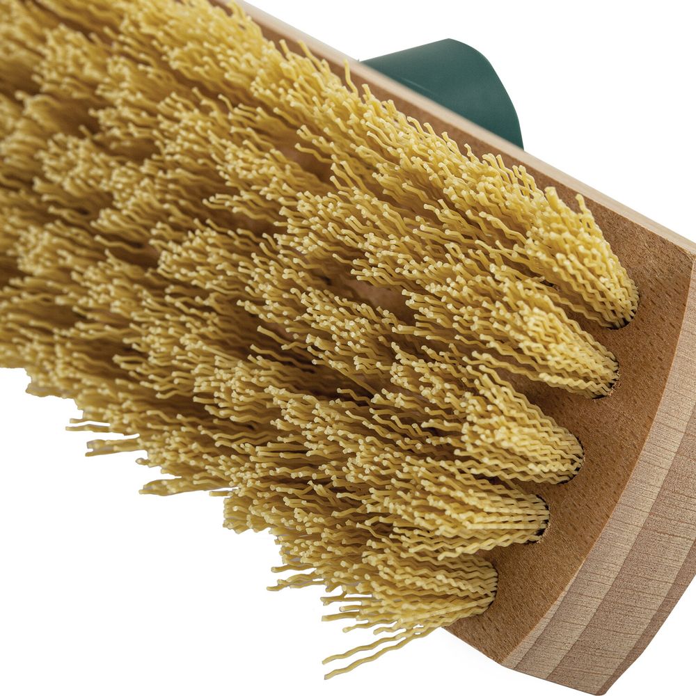 Щетка для уборки шробер (скраббер) ширина 23 см, щетина 2,5 см, деревянная, крепление еврорезьба, YORK