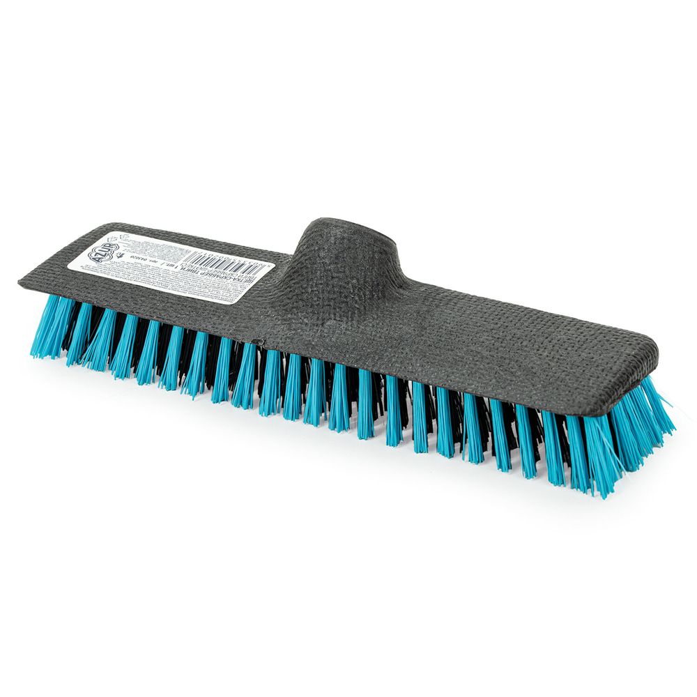 Щетка для уборки шробер (скраббер) ширина 24 см, щетина 2,5 см, пластик, еврорезьба, Twigi AZUR