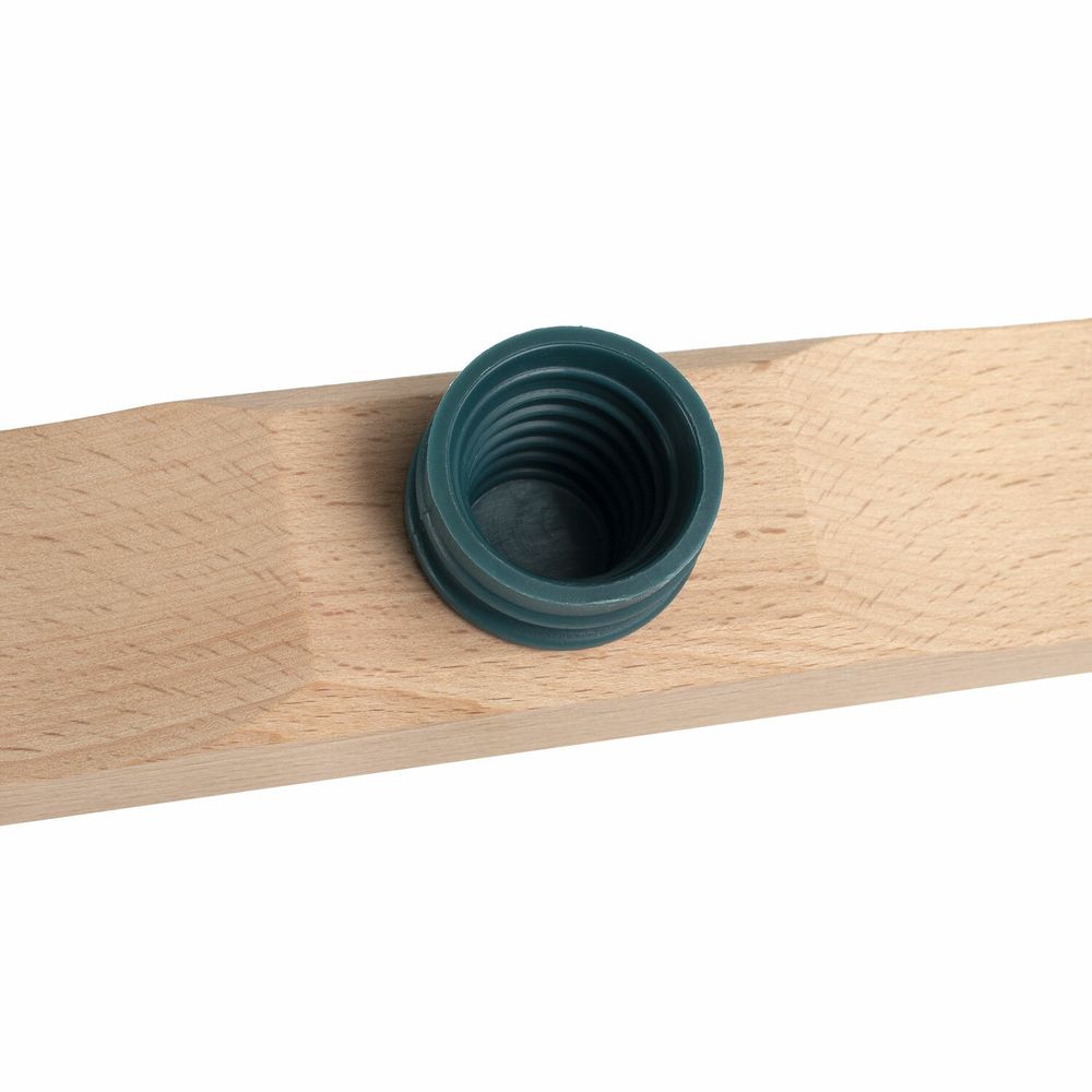 Щетка для уборки, ширина 31 см, щетина 14 см, деревянная, крепление еврорезьба, YORK "Laura"