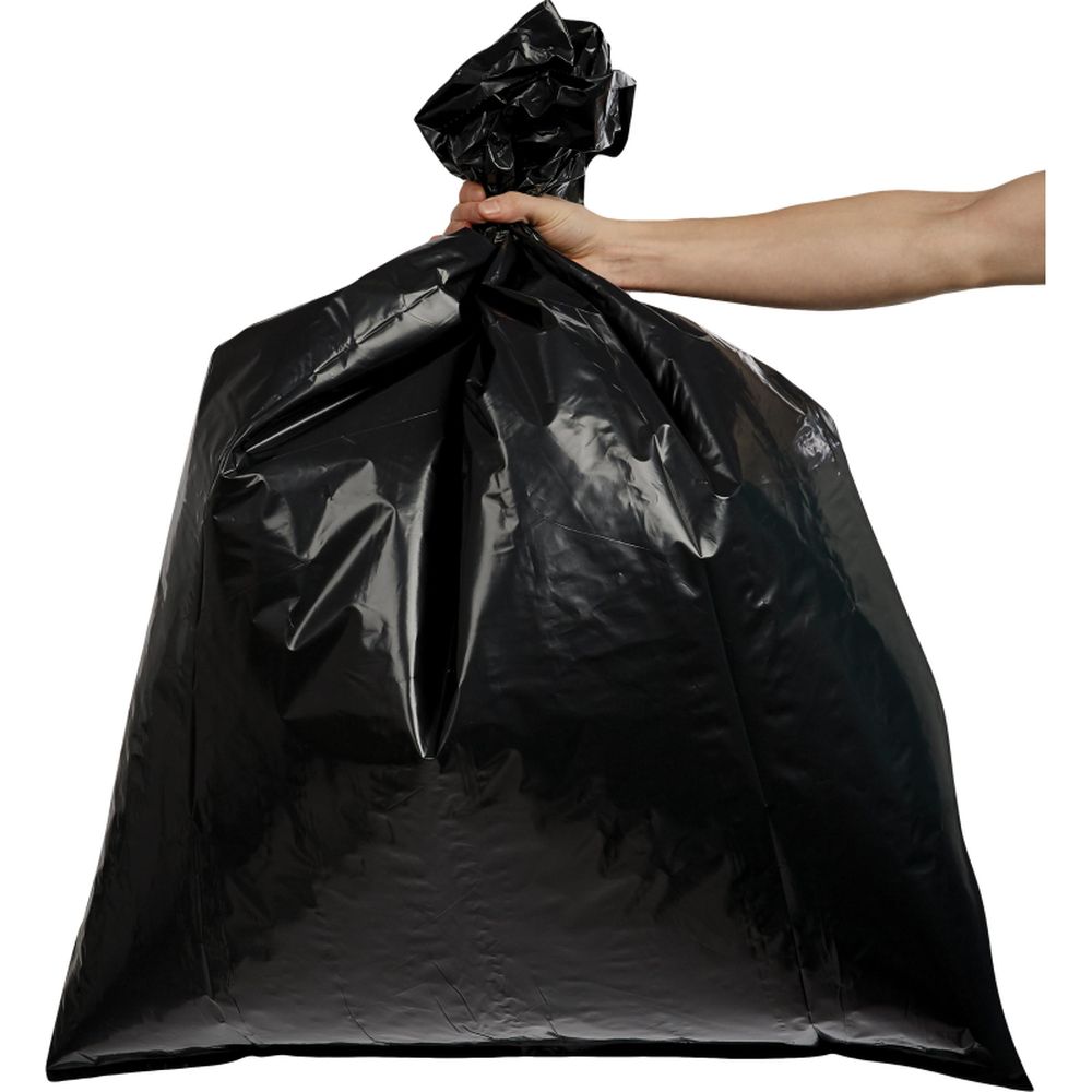 Пакеты для мусора, ВД, 160л, особо прочные, 90х110, 80 мкм, черные, 10шт/уп