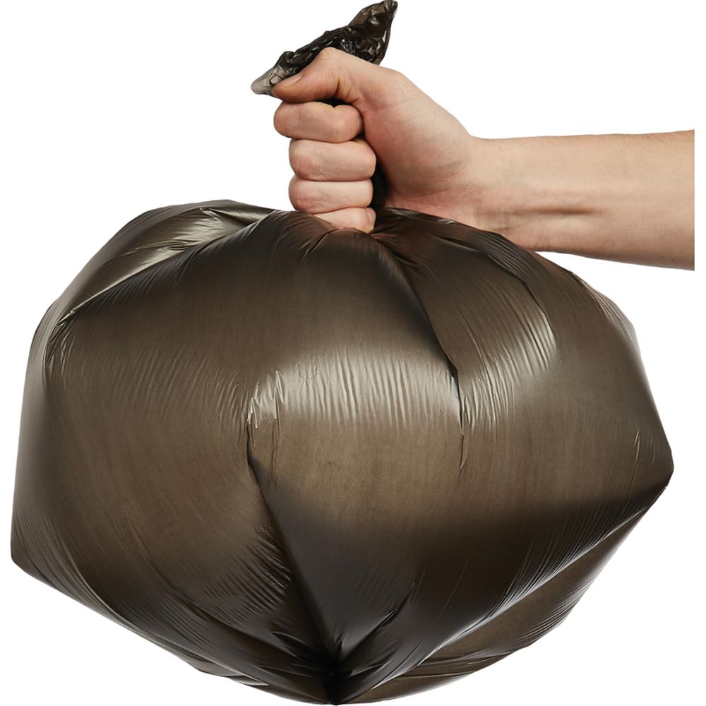 Пакеты для мусора, НД, 30л, Концепция быта, 48х60, 10мкм, черные, 30шт/рулон