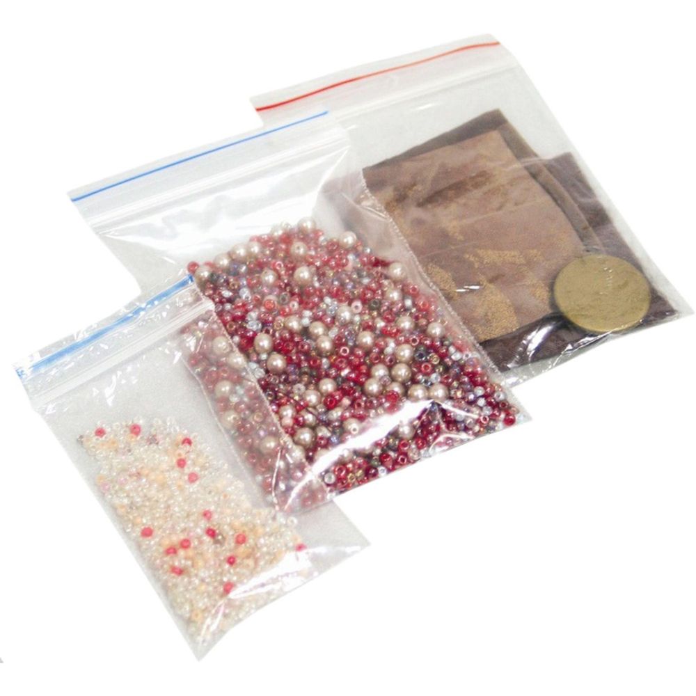 Пакет п/э с замком (Zip Lock), 32мкм, 12х17см, 100шт/уп