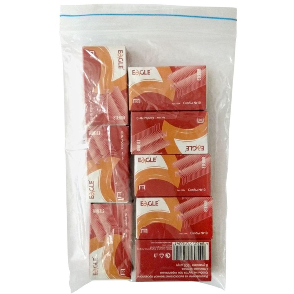 Пакет п/э с замком (Zip Lock), 32мкм, 12х17см, 100шт/уп