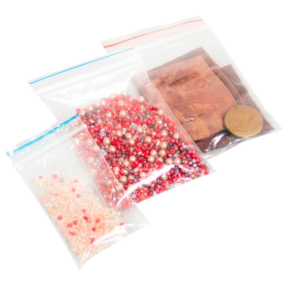 Пакет п/э с замком (Zip Lock), 32мкм, 8х12см, 100шт/уп