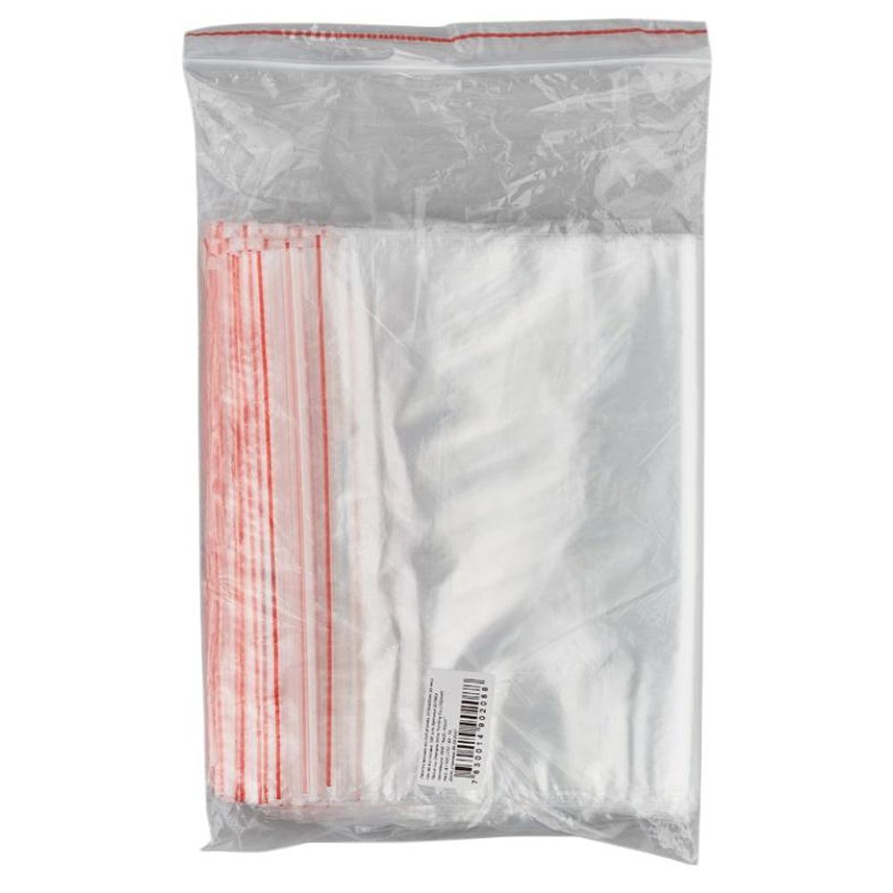 Пакет п/э с замком (Zip Lock), 35мкм, 20х30см, 100шт/уп