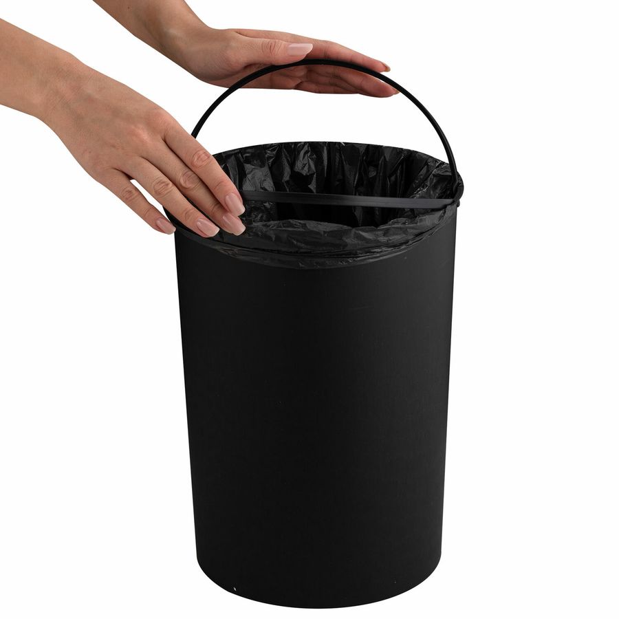 Ведро для мусора СЕНСОРНОЕ 12 л, нержавеющая сталь, зеркальная крышка, питание от 4-х батареек AA (не входят в комплект), LAIMA