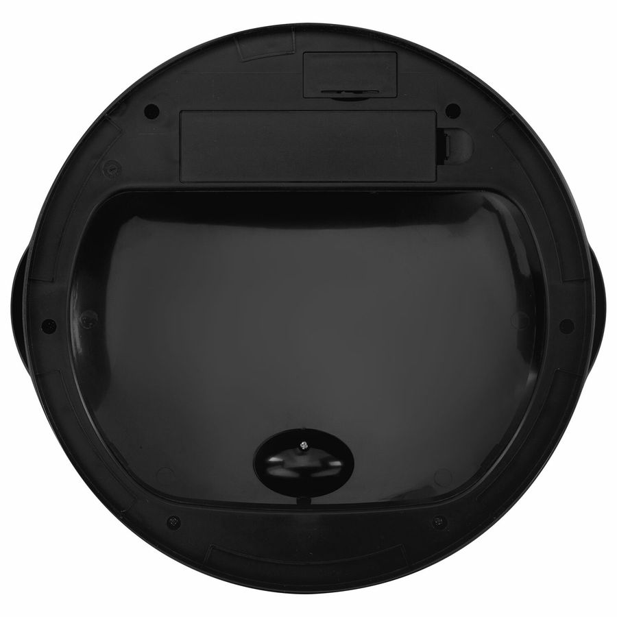 Ведро для мусора СЕНСОРНОЕ 12 л, нержавеющая сталь, черная матовая крышка, питание от 4-х батареек AA (не входят в комплект), LAIMA