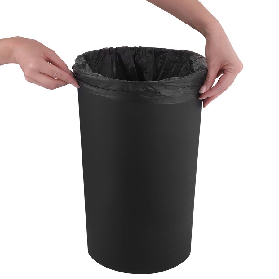 Ведро для мусора СЕНСОРНОЕ 30 л, нержавеющая сталь, черная матовая крышка, питание от 4-х батареек AA (не входят в комплект), LAIMA