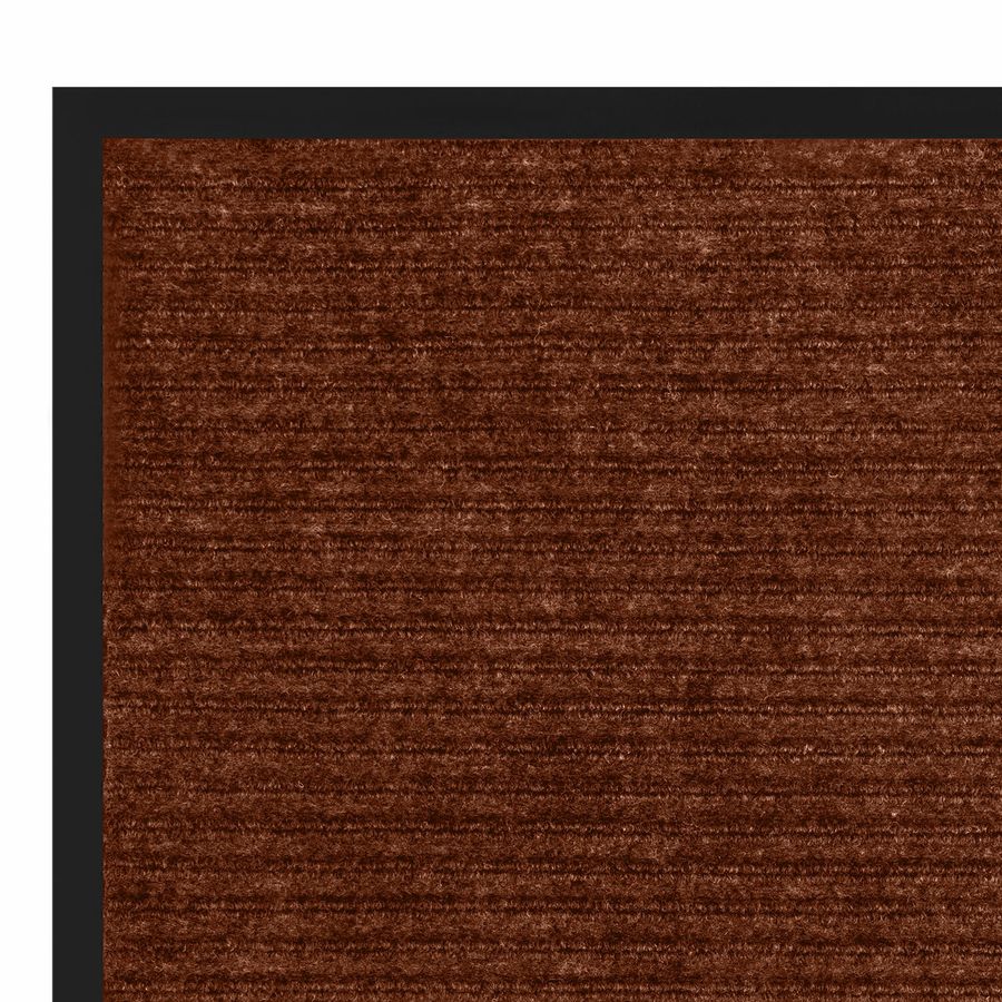 Коврик ДОРОЖКА 0,9х10 м, КОРИЧНЕВЫЙ, влаго-грязезащита, 430 г/м2, ребристая, LAIMA EXPERT