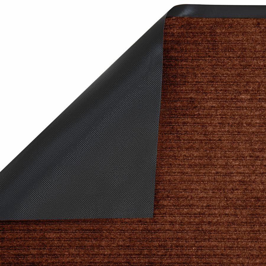 Коврик ДОРОЖКА 0,9х10 м, КОРИЧНЕВЫЙ, влаго-грязезащита, 430 г/м2, ребристая, LAIMA EXPERT