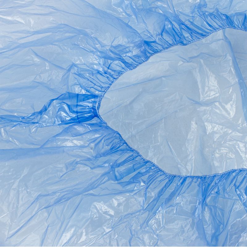 Бахилы КОМПЛЕКТ 2000шт. (1000пар) в упаковке, СТАНДАРТ, размер 40х14см, 2,8г, ПНД, LAIMA