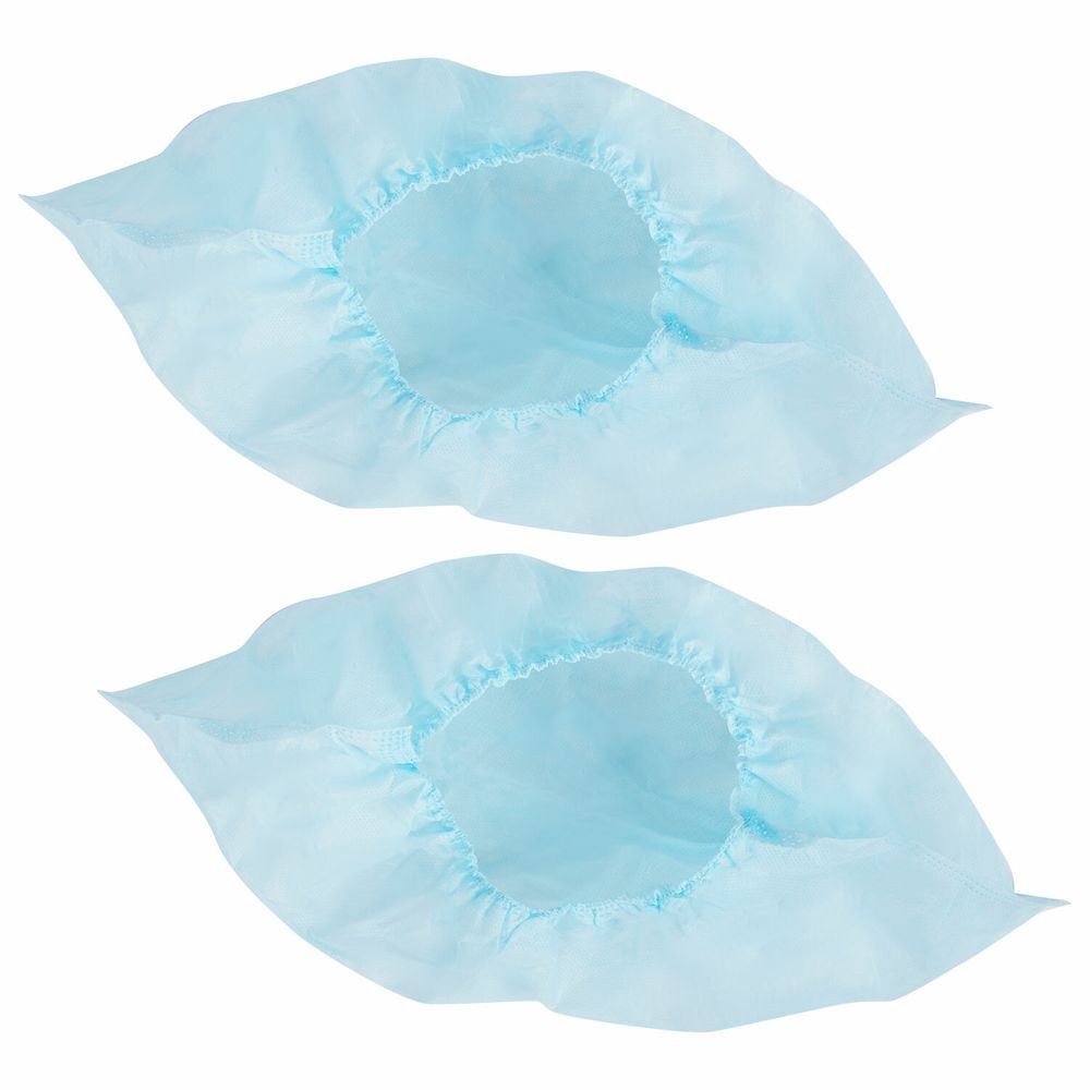 Бахилы из спанбонда низкие КОМПЛЕКТ 80 штук (40 пар), 25 г/м2 ГЕКСА, голубые