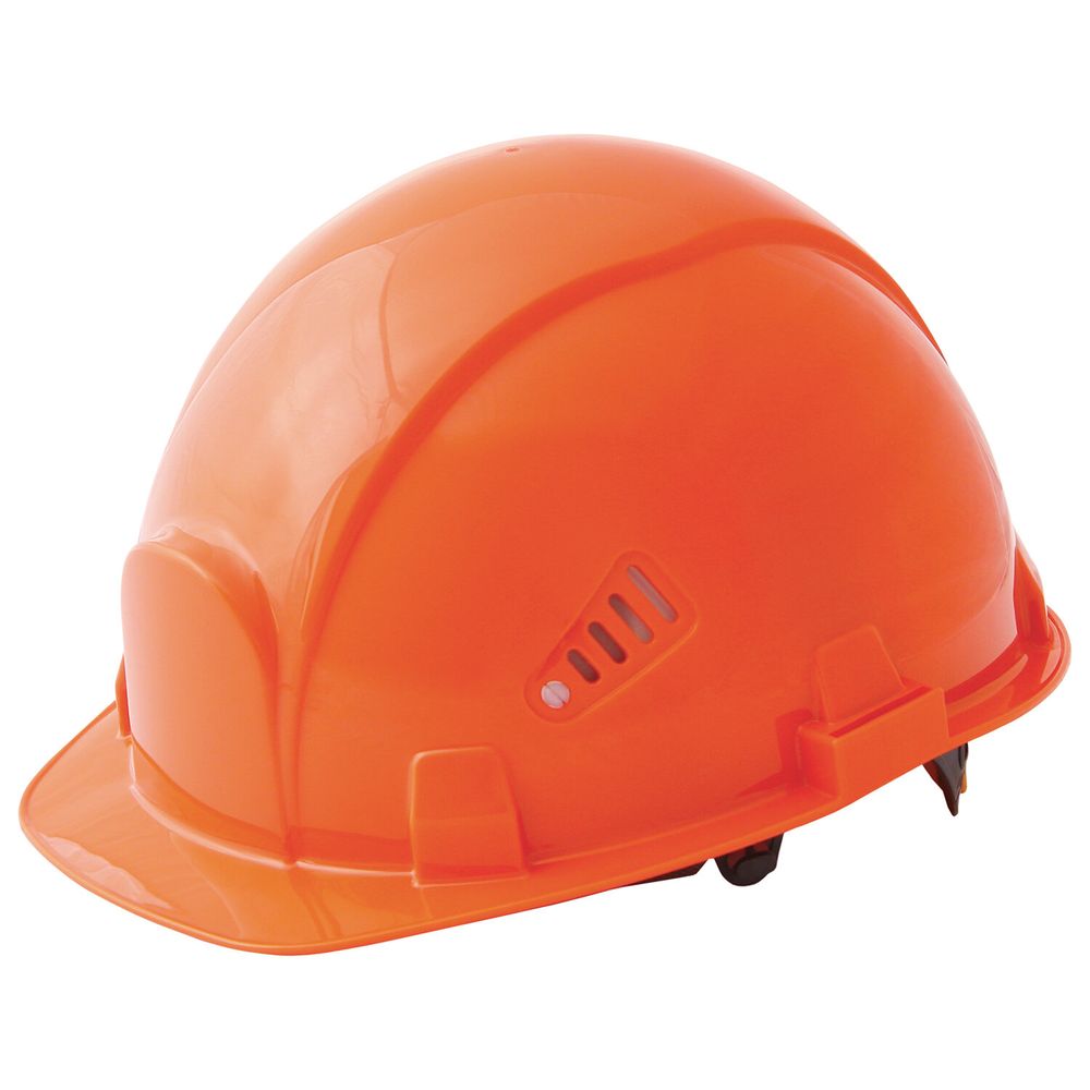 Каска защитная РОСОМЗ СОМЗ-55 Визион Rapid, храповый механизм регулировки, текстильное оголовье, ОРАНЖЕВАЯ