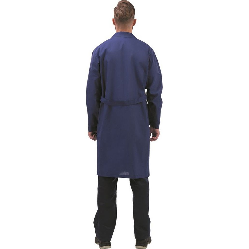 Халат рабочий мужской, цвет синий (размер 52-54, рост 170-176)
