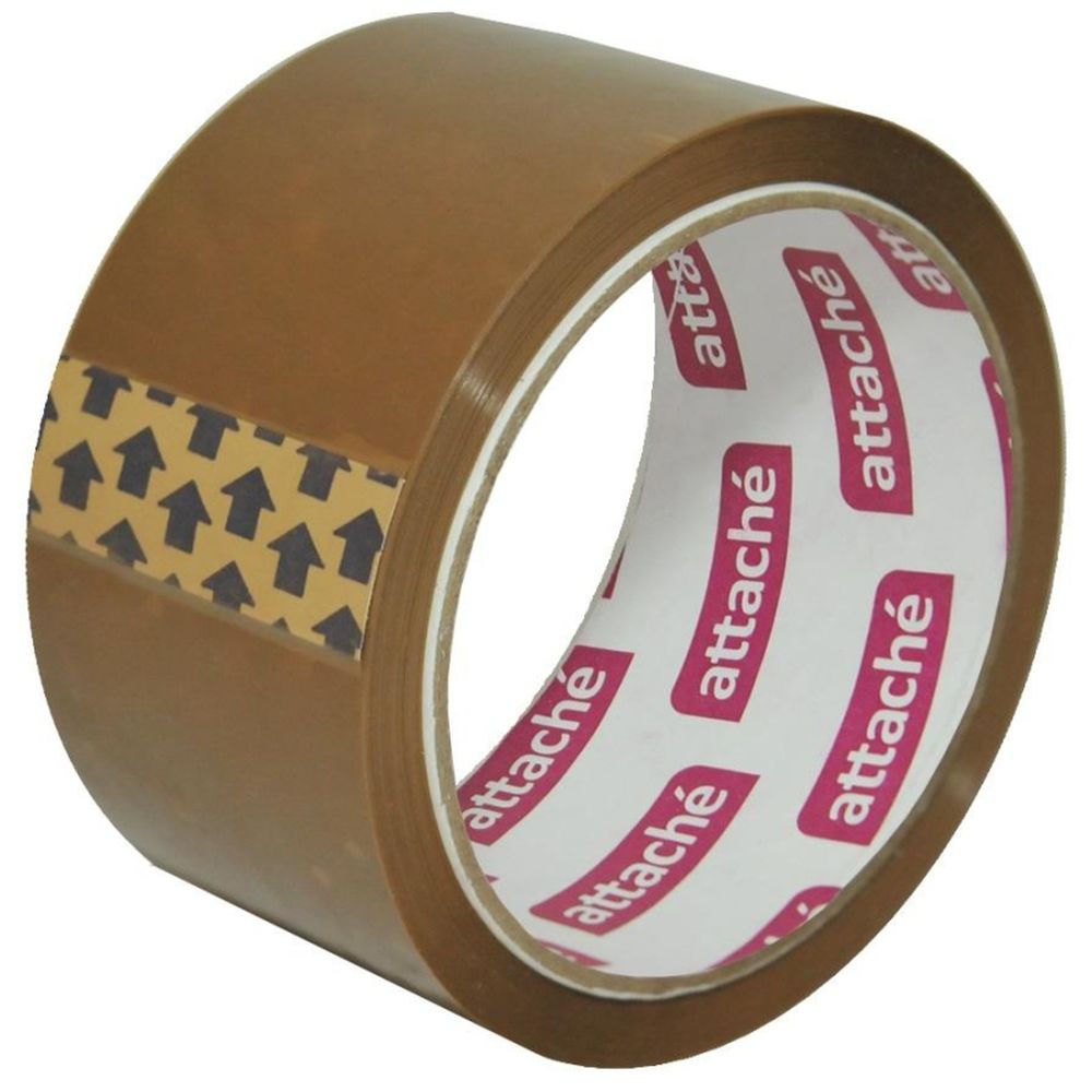 Клейкая лента упаковочная 48ммх40м, 40мкм, коричневая