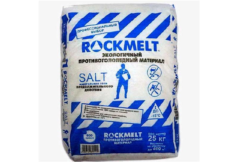 Противогололедное средство ROCKMELT SALT, 20кг