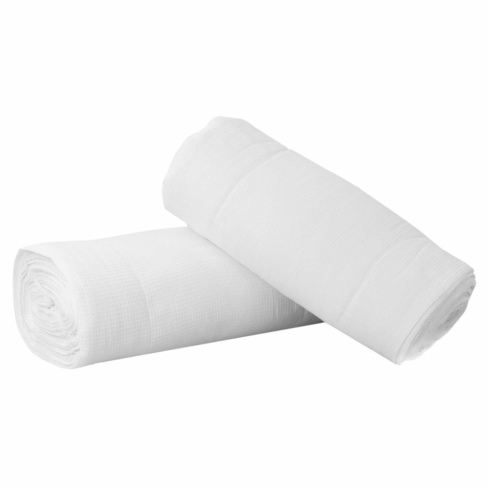 Полотно ВАФЕЛЬНОЕ отбеленное, рулон 0,45х60 м, в пакете, плотность 100 (±10) г/м2, LAIMA