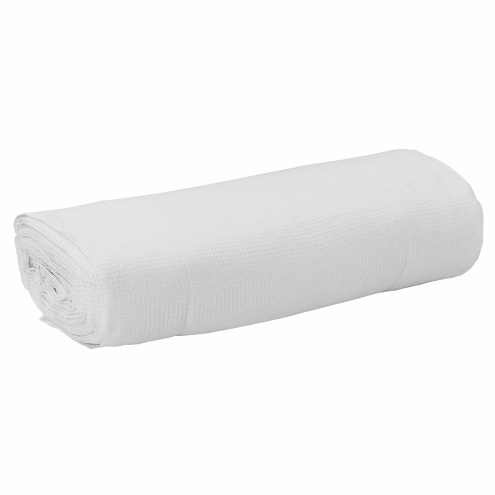 Полотно ВАФЕЛЬНОЕ отбеленное, рулон 0,45х60 м, в пакете, плотность 120 (±10) г/м2, LAIMA