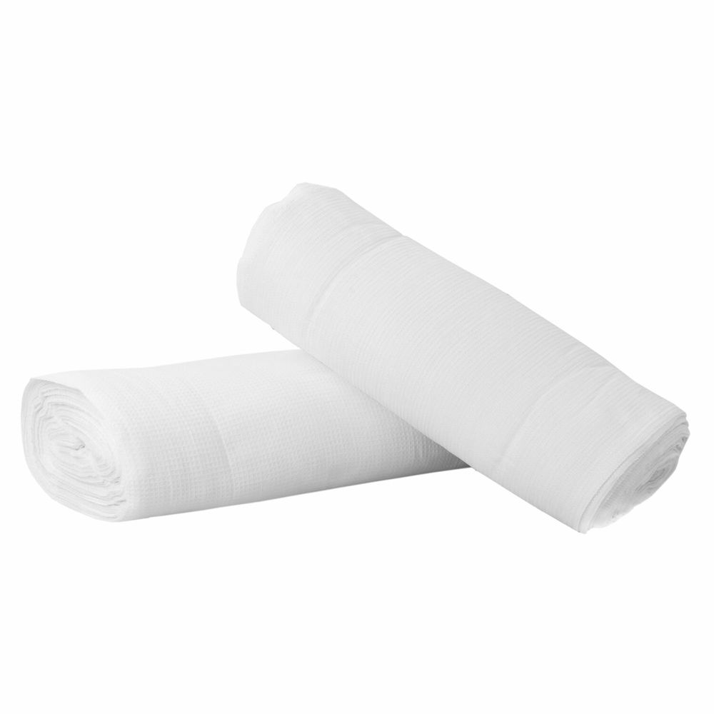 Полотно ВАФЕЛЬНОЕ отбеленное, рулон 0,45х60 м, в пакете, плотность 120 (±10) г/м2, LAIMA