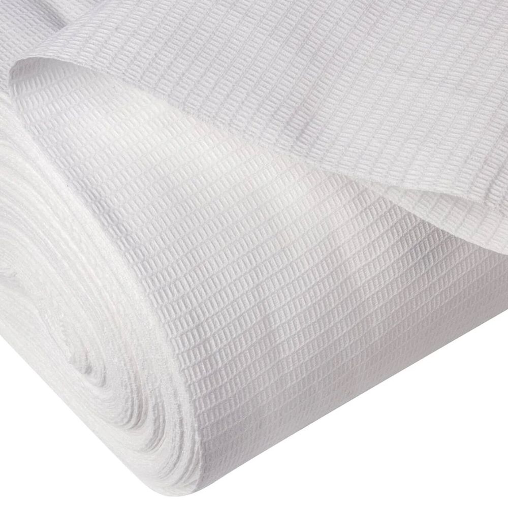 Полотно ВАФЕЛЬНОЕ отбеленное, рулон 0,45х60 м, в пакете, плотность 200 (±10) г/м2, LAIMA