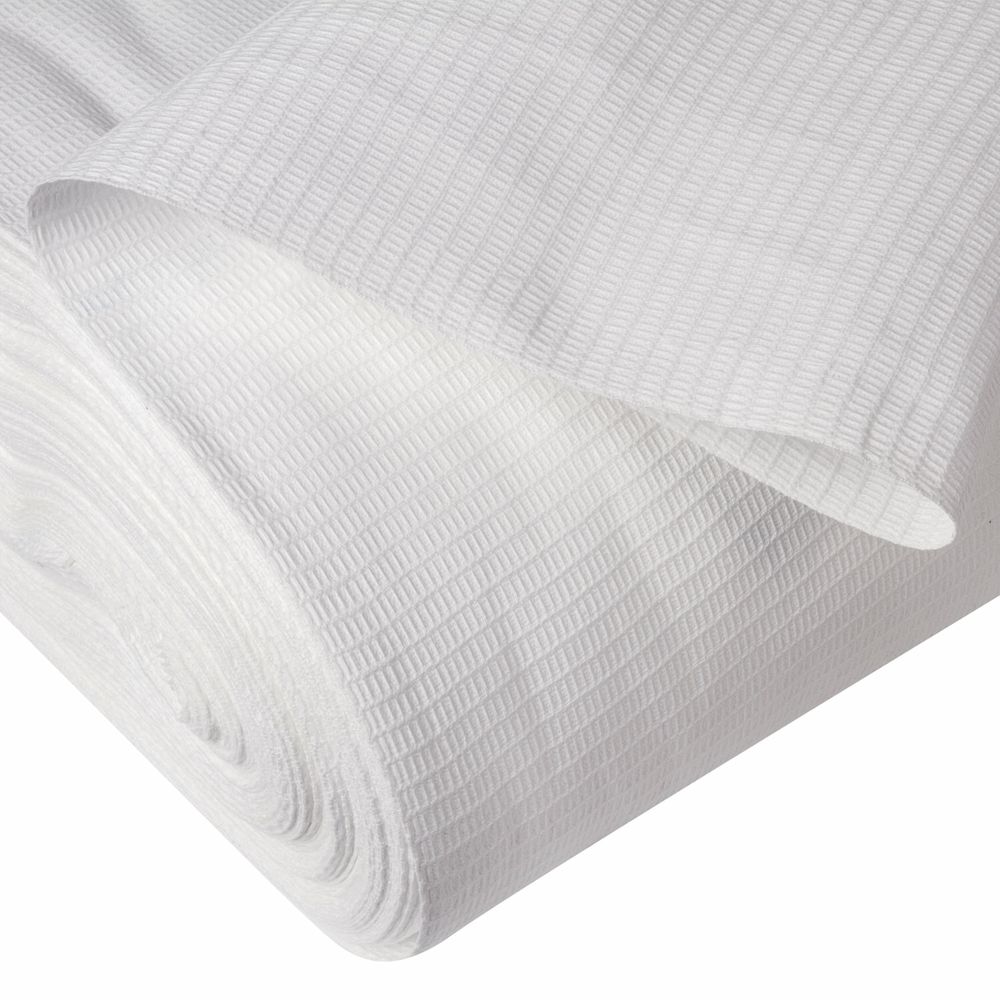 Полотно ВАФЕЛЬНОЕ отбеленное, рулон 0,45х60 м, плотность 110 (±10) г/м2, LAIMA