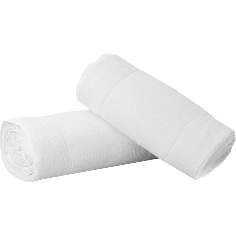 Полотно ВАФЕЛЬНОЕ, Узбекистан, отбеленное, рулон 0,45х50 м, плотность 150 (±5) г/м2, в пакете, LAIMA