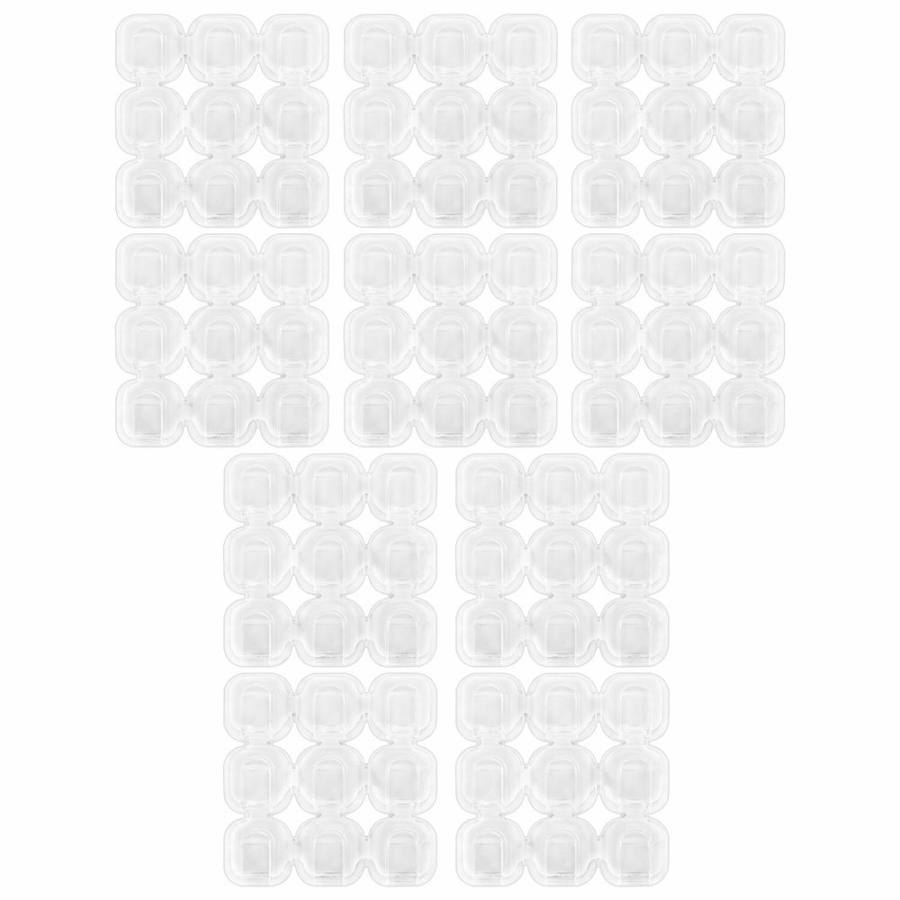 Крючки самоклеящиеся для гирлянд и проводов 1,5х1,5 см, КОМПЛЕКТ 90 шт., LAIMA Home