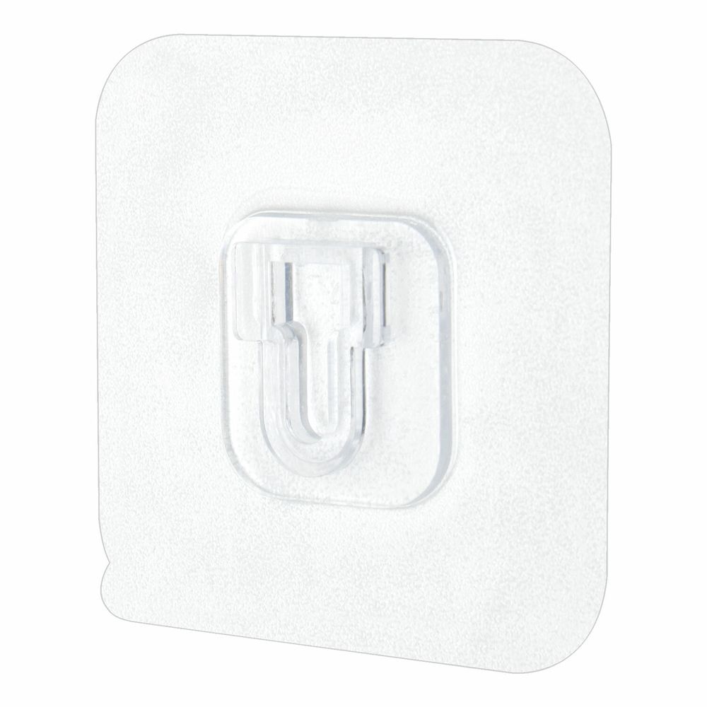 Крючки-кронштейны самоклеящиеся 6х6 см, КОМПЛЕКТ 10 шт., акриловый клей, LAIMA Home