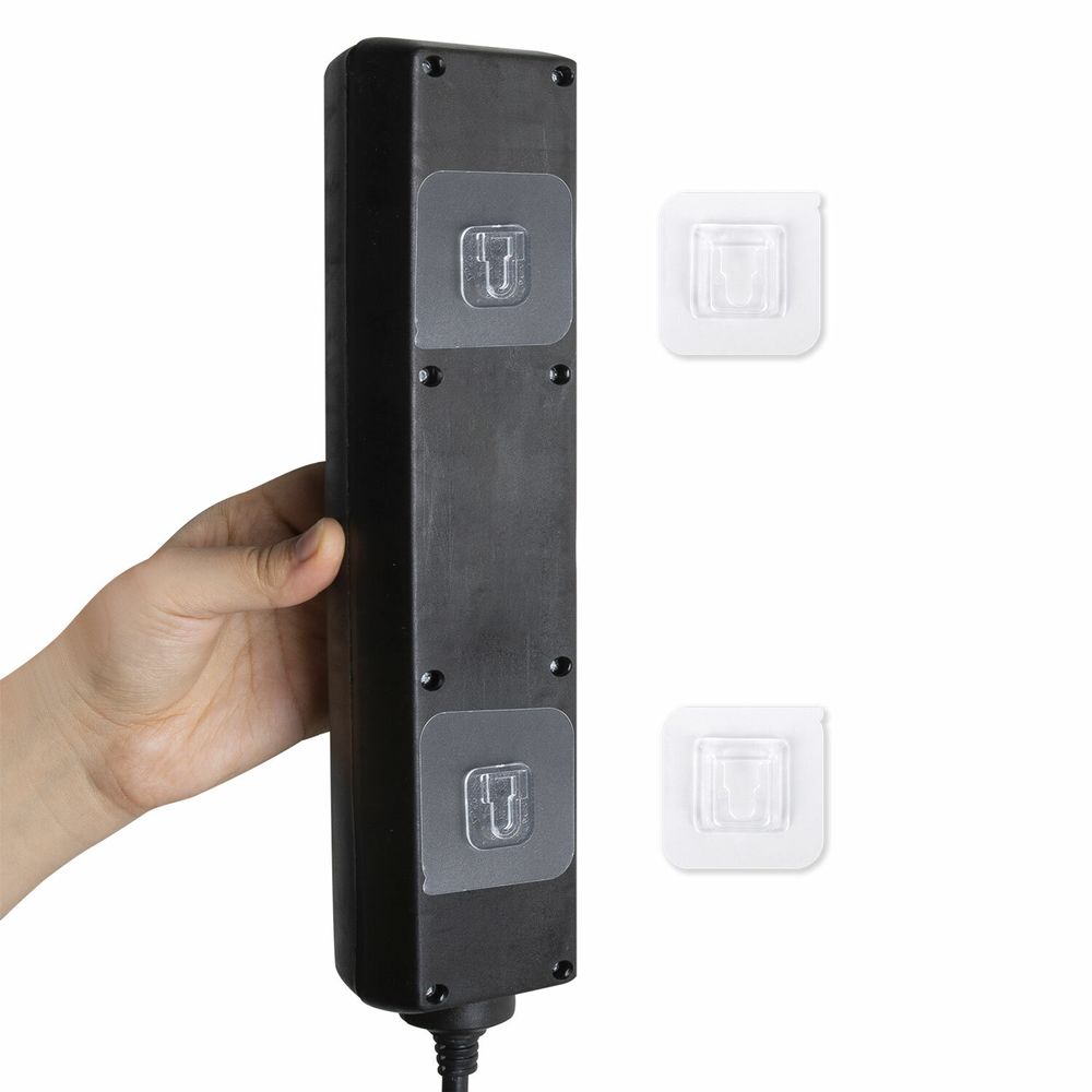 Крючки-кронштейны самоклеящиеся 6х6 см, КОМПЛЕКТ 10 шт., акриловый клей, LAIMA Home