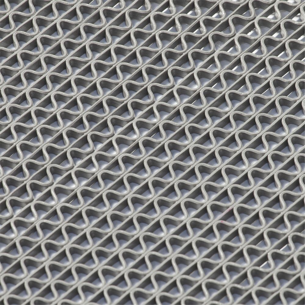 Коврик дорожка Zig-Zag ячеистый грязезащитный 0,9х10 м, толщина 5 мм, ПВХ, серый, В РУЛОНЕ, VORTEX