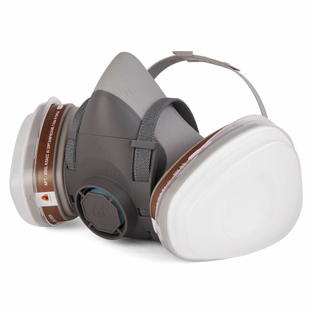 Комплект защитный Jeta Safety 5500P (перчатки, полумаска, фильтр, предфильтр, держатель), размер L