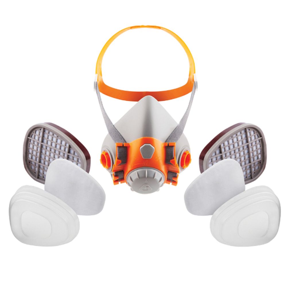 Комплект защитный Jeta Safety 6500 (перчатки, полумаска, фильтр, предфильтр, держатель), размер М