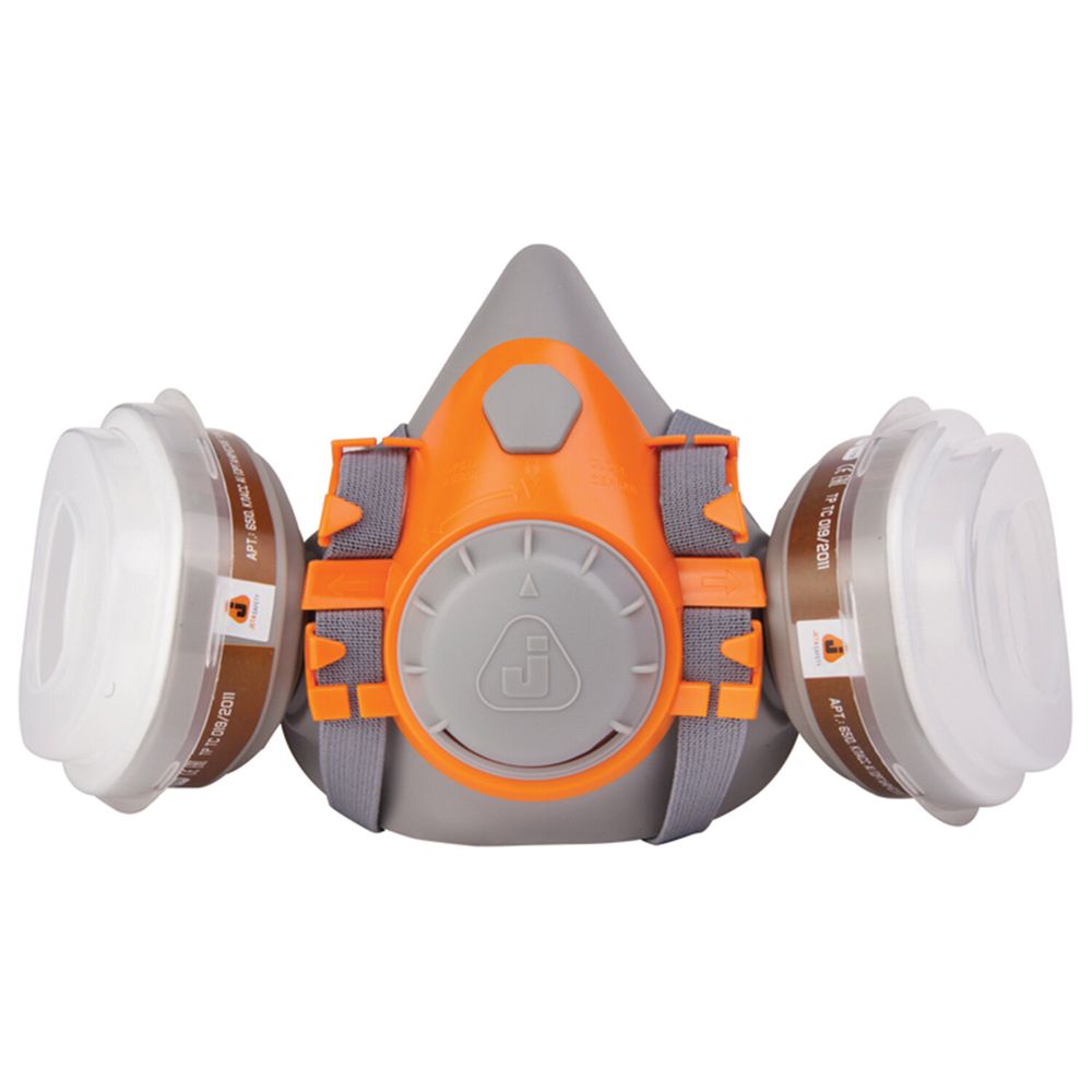 Комплект защитный Jeta Safety 6500 (перчатки, полумаска, фильтр, предфильтр, держатель), размер М