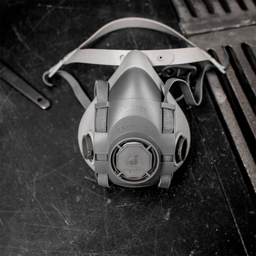 Полумаска фильтрующая Jeta Safety 5500P, обтюратор термопласт, без фильтров, размер L