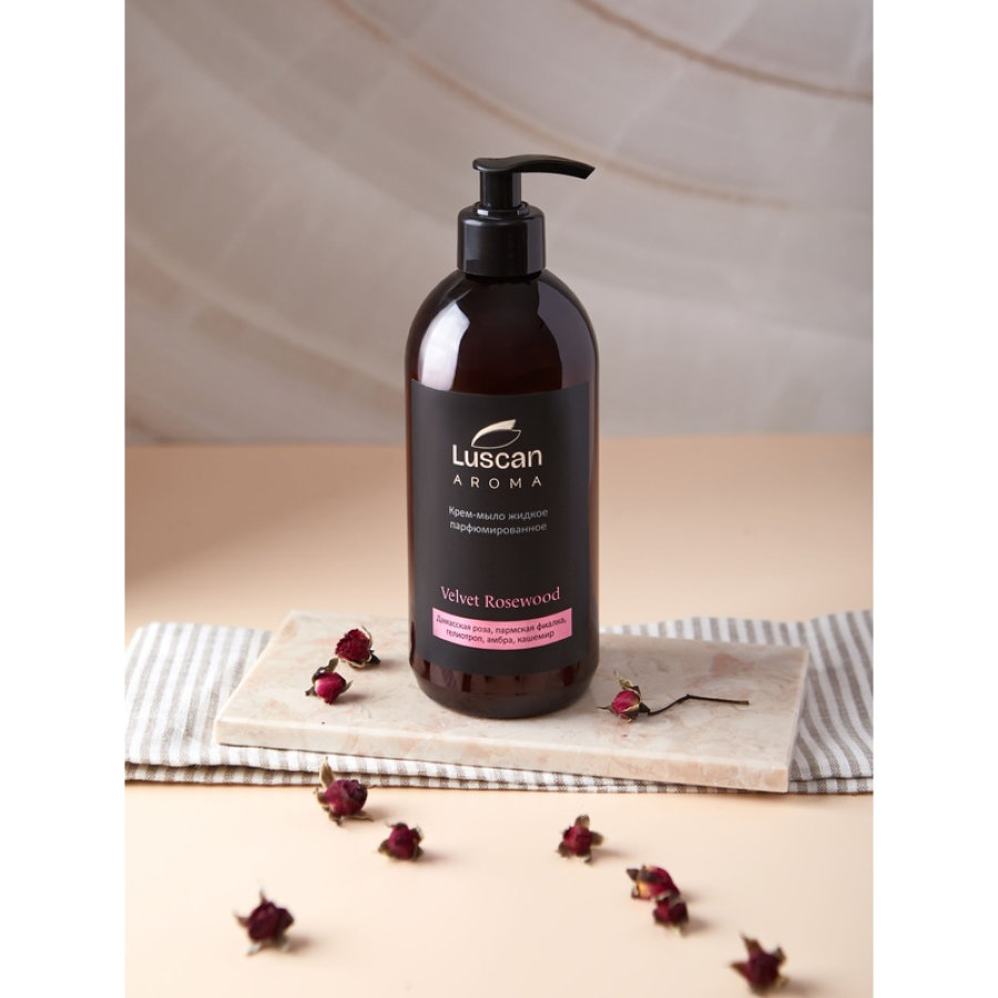 Крем-мыло Luscan Aroma Velvet Rosewood 