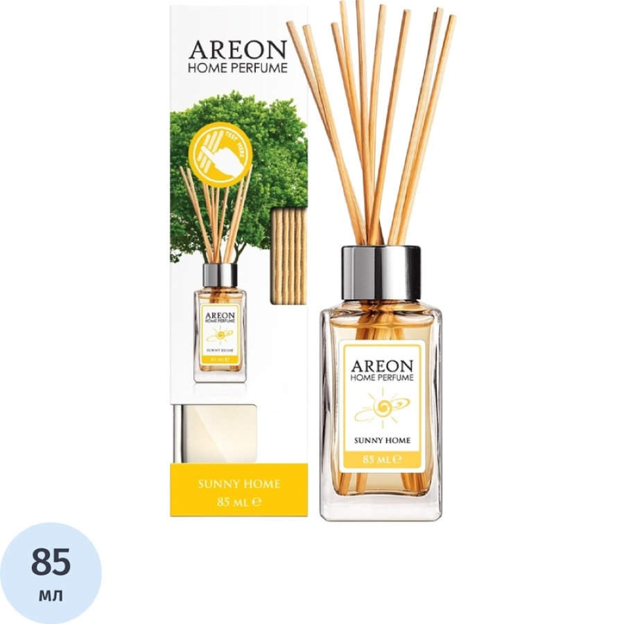 Аромадиффузор с палочками Areon Home perfume sticks Солнечный дом 85 мл 