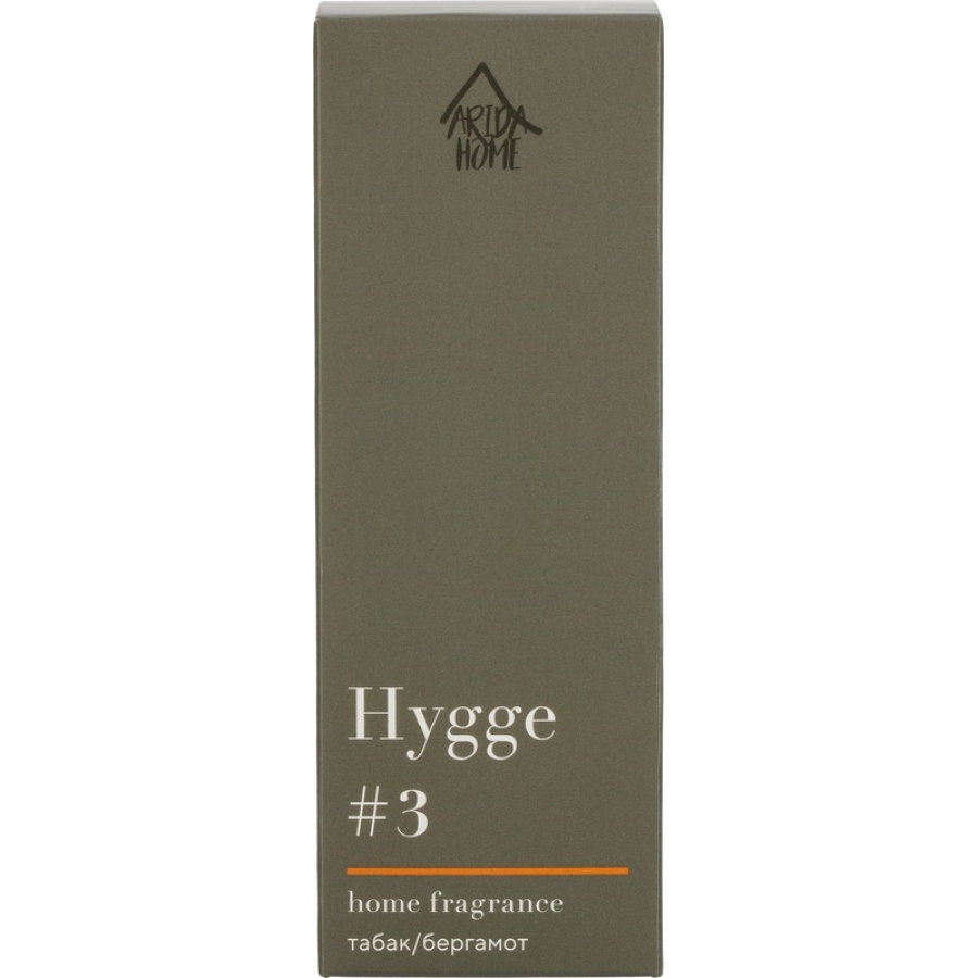 Аромадиффузор Arida Home Hygge #3 Табак и Бергамот 50 мл 