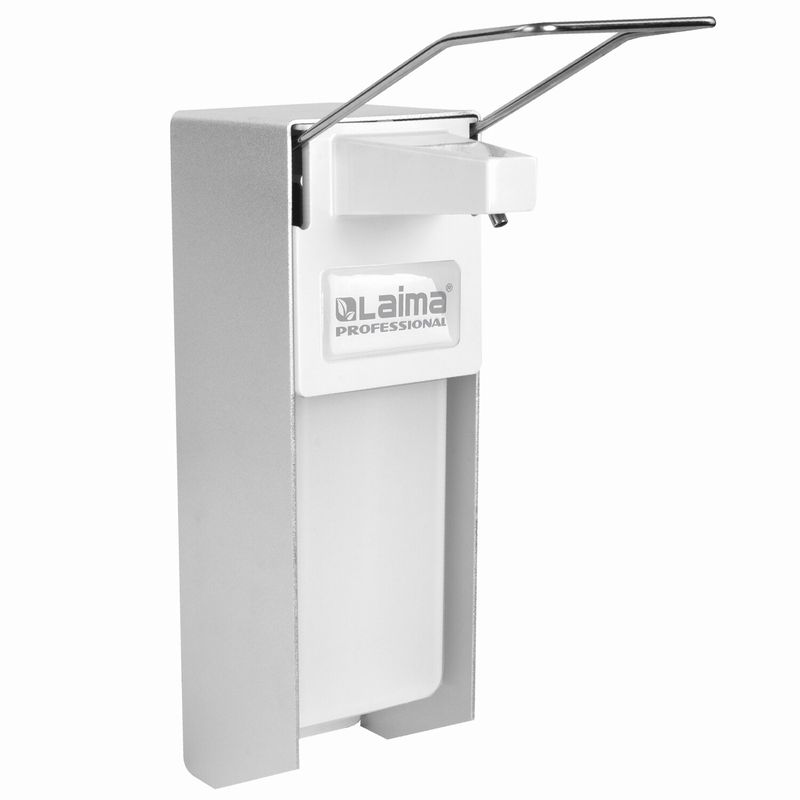 Диспенсер локтевой для жидкого мыла и антисептика геля LAIMA CLASSIC, 1 л., с еврофлаконом