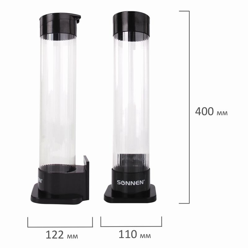 Стаканодержатель SONNEN BL-70, 70 стаканов, на винтах, черный