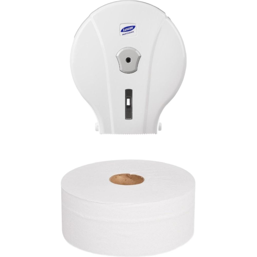 Бумага туалетная для диспенсеров Luscan Professional 2сл бел втор втул 170м 12рул/уп