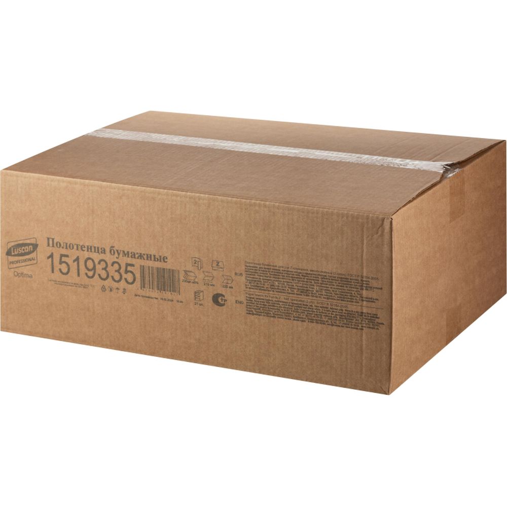 Полотенца бумажные для диспенсеров Luscan Professional Zсл 2сл втор 200л 21пач/уп