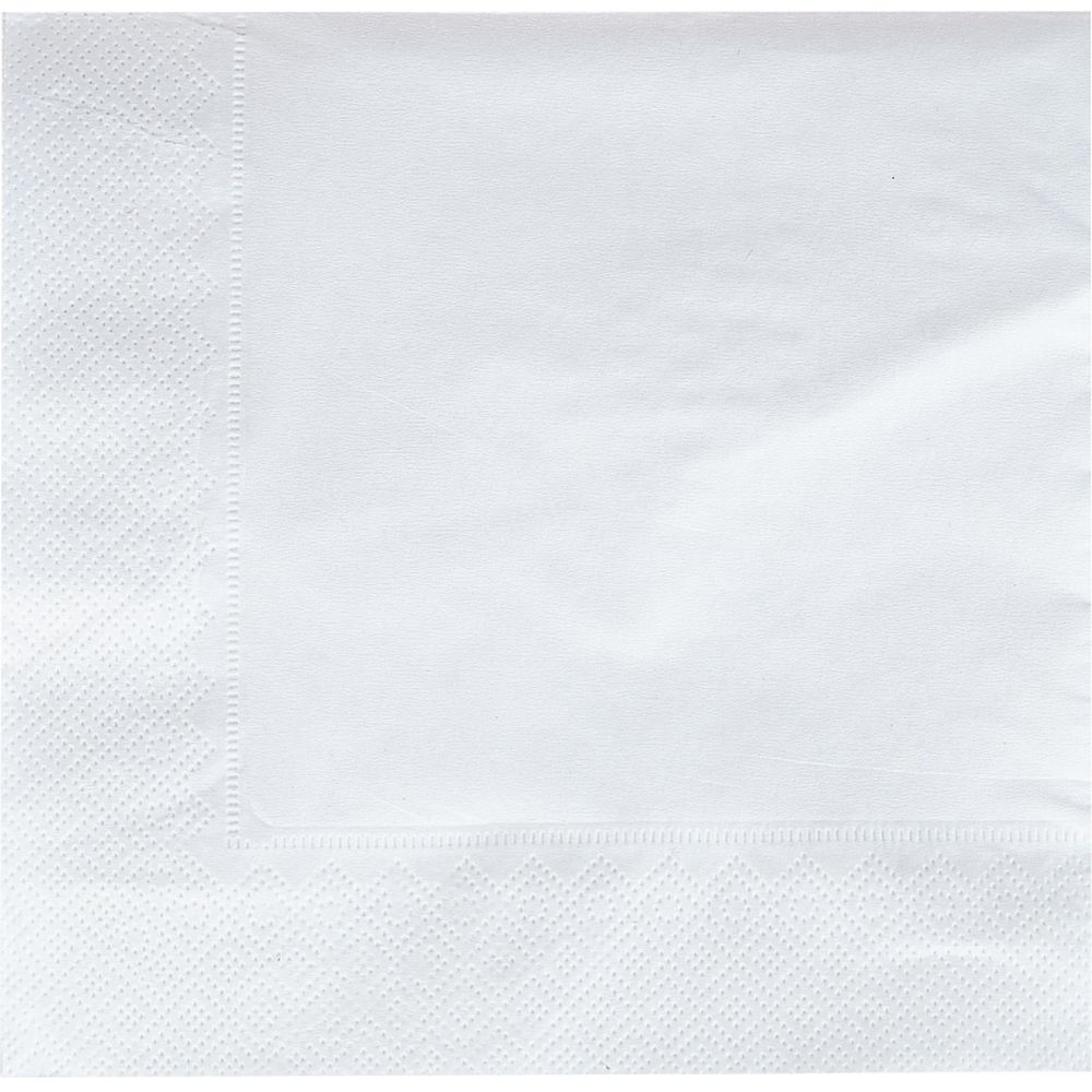 Салфетки бумажные Luscan 2сл 33х33см белые 200шт/уп