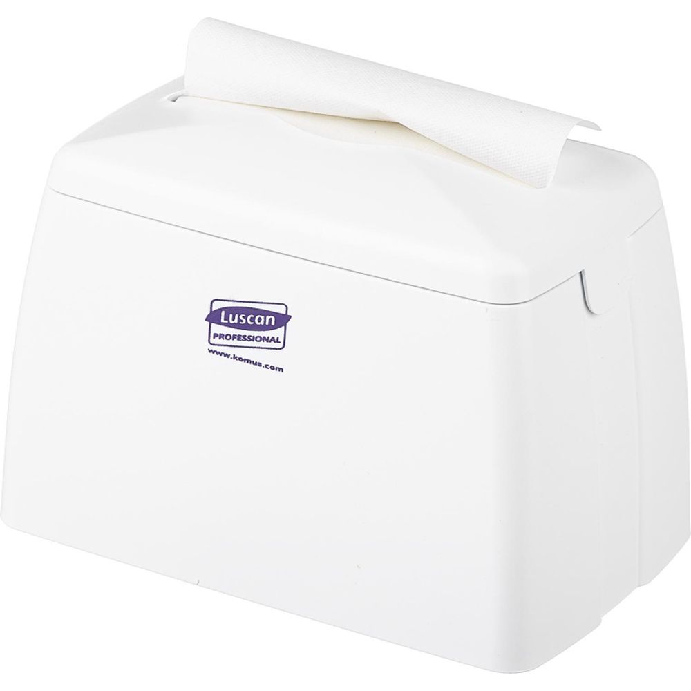 Салфетки бумажные Luscan NonStop 1слбелые цел1/4 слож100л/пач