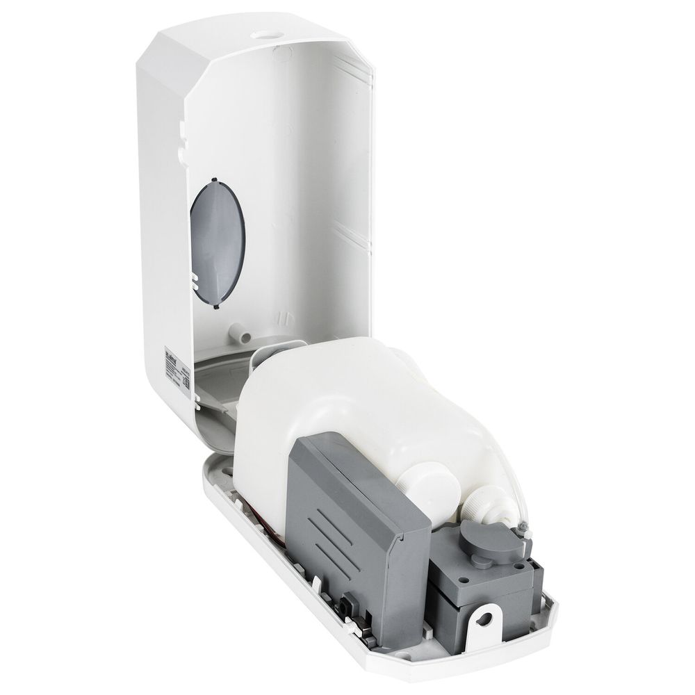 Дозатор для жидкого мыла LAIMA CLASSIC, НАЛИВНОЙ, СЕНСОРНЫЙ, 1 л, с блоком питания, белый