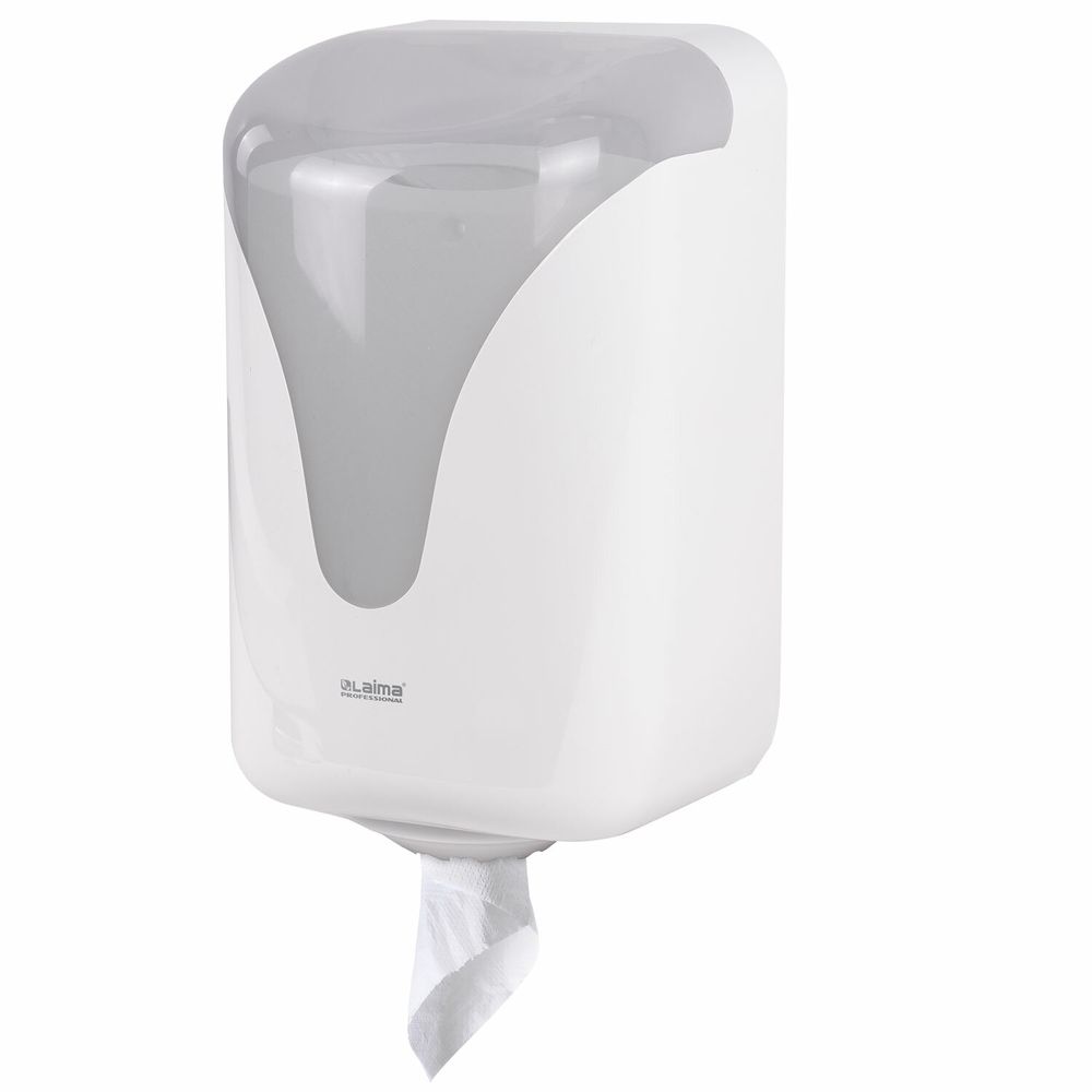 Диспенсер для полотенец с центральной вытяжкой LAIMA PROFESSIONAL ULTRA, (M1/M2), белый, ABS